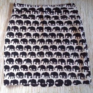 NWT~ HATLEY~ ELEPHANT PRINT SKIRT~(4)